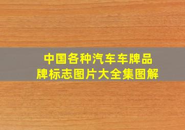 中国各种汽车车牌品牌标志图片大全集图解