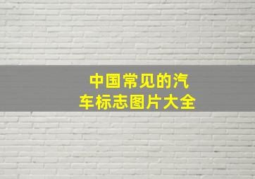 中国常见的汽车标志图片大全