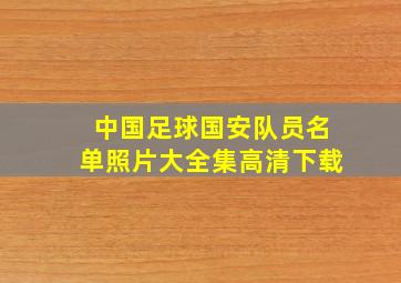 中国足球国安队员名单照片大全集高清下载