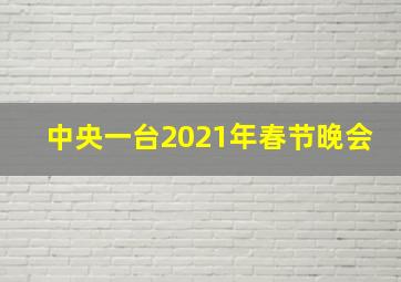 中央一台2021年春节晚会