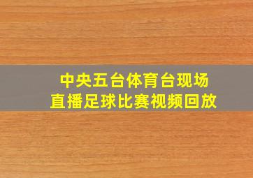 中央五台体育台现场直播足球比赛视频回放