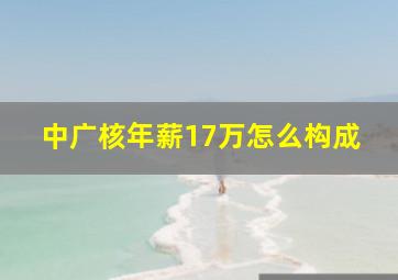 中广核年薪17万怎么构成