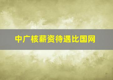 中广核薪资待遇比国网