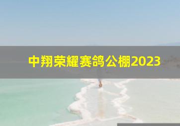 中翔荣耀赛鸽公棚2023