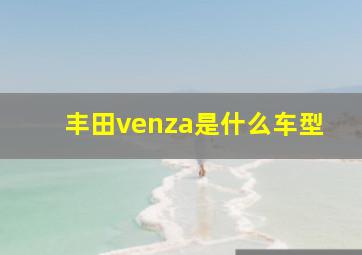 丰田venza是什么车型