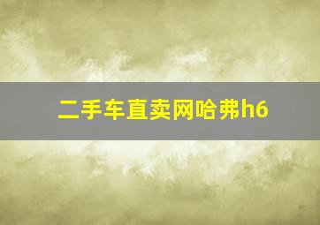 二手车直卖网哈弗h6