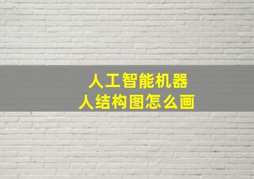 人工智能机器人结构图怎么画