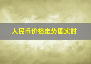 人民币价格走势图实时