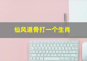 仙风道骨打一个生肖