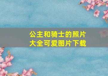 公主和骑士的照片大全可爱图片下载