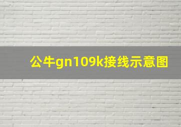 公牛gn109k接线示意图