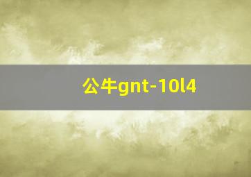 公牛gnt-10l4