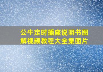 公牛定时插座说明书图解视频教程大全集图片