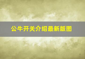 公牛开关介绍最新版图