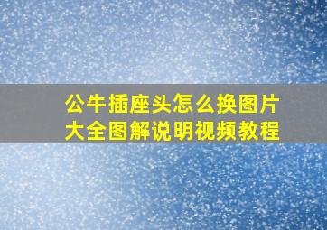 公牛插座头怎么换图片大全图解说明视频教程