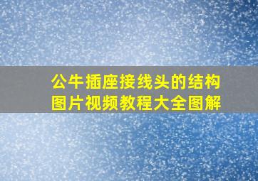 公牛插座接线头的结构图片视频教程大全图解