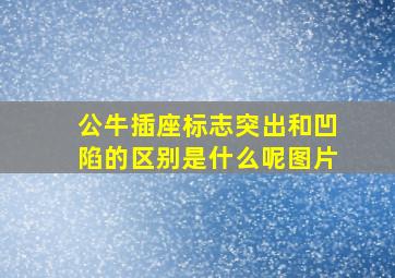 公牛插座标志突出和凹陷的区别是什么呢图片