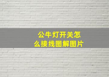 公牛灯开关怎么接线图解图片