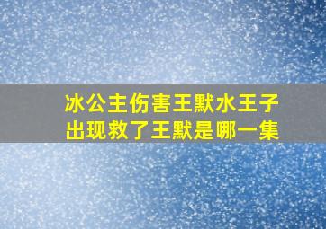 冰公主伤害王默水王子出现救了王默是哪一集