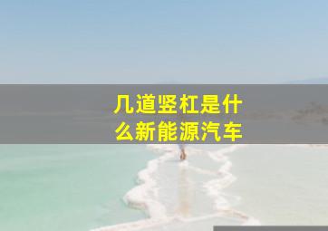 几道竖杠是什么新能源汽车