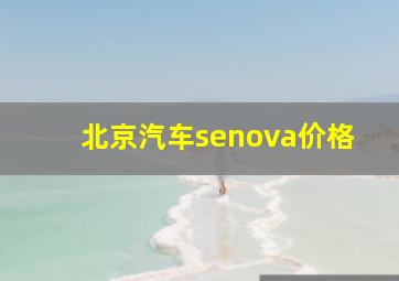 北京汽车senova价格