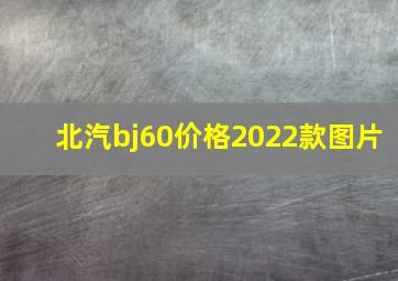 北汽bj60价格2022款图片