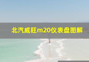 北汽威旺m20仪表盘图解