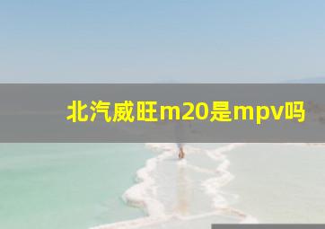 北汽威旺m20是mpv吗