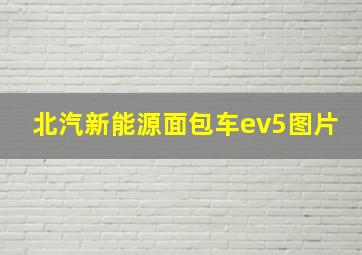 北汽新能源面包车ev5图片