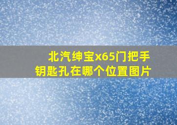 北汽绅宝x65门把手钥匙孔在哪个位置图片