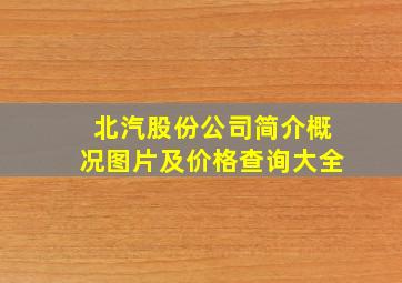 北汽股份公司简介概况图片及价格查询大全