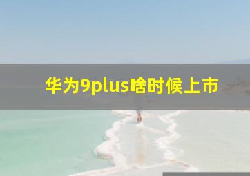 华为9plus啥时候上市