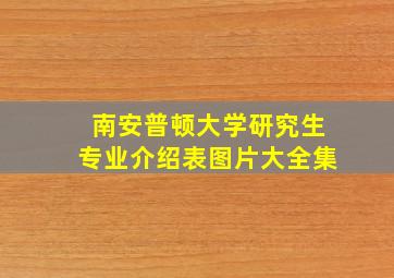 南安普顿大学研究生专业介绍表图片大全集