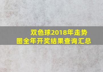 双色球2018年走势图全年开奖结果查询汇总