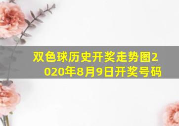 双色球历史开奖走势图2020年8月9日开奖号码