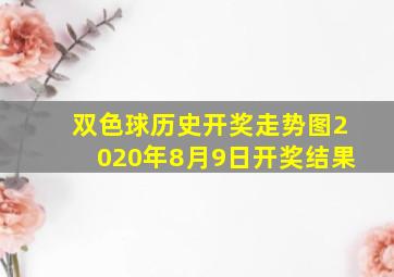 双色球历史开奖走势图2020年8月9日开奖结果