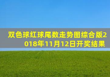 双色球红球尾数走势图综合版2018年11月12日开奖结果