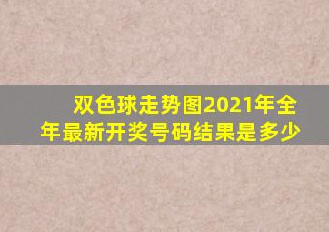 双色球走势图2021年全年最新开奖号码结果是多少