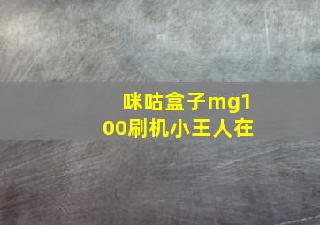 咪咕盒子mg100刷机小王人在