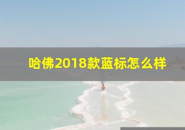 哈佛2018款蓝标怎么样