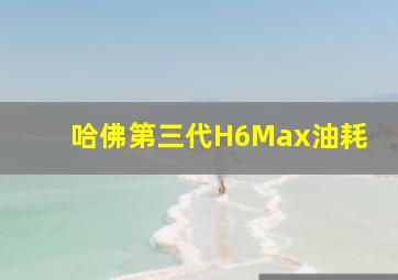 哈佛第三代H6Max油耗