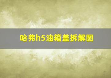 哈弗h5油箱盖拆解图