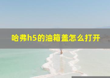 哈弗h5的油箱盖怎么打开