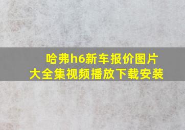 哈弗h6新车报价图片大全集视频播放下载安装