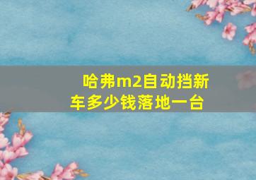 哈弗m2自动挡新车多少钱落地一台