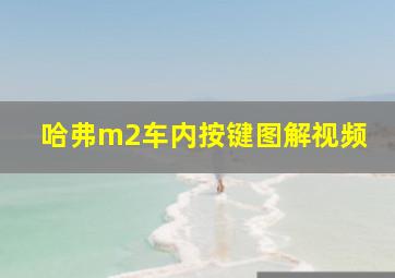 哈弗m2车内按键图解视频