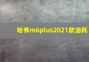 哈弗m6plus2021款油耗