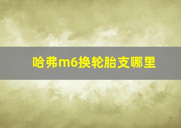 哈弗m6换轮胎支哪里