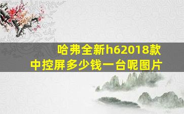 哈弗全新h62018款中控屏多少钱一台呢图片