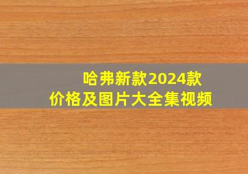 哈弗新款2024款价格及图片大全集视频